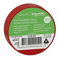 Изолента ПВХ 19мм (рул.20м) красн. | код. IMT38200 | Schneider Electric